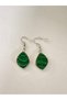 Malahi̇t - Malaki̇t Natural Stone Earrings