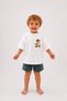 Dog Patterned Unisex Kids Oversize T-Shirt - Short Sleeve Crew Neck Summer Printed T-Shirt - 2