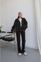 Bitter Brown Oversize Bomber Jacket - 2