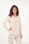 Teddy Bear Patterned Elastic Waist Long Sleeve Pajama Set Women's Pajama Set 6575023 - 3