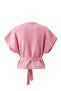 Pink Cap Sleeve Belted Vest - 5