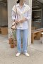 100% Acrylic Knitted Office and Daily Fashion Shoulder Shawl Hair Braid Ecru - 2