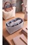 Six Compartment Clutch Cantali Organizer Light Gray Color 28 X 15 X 12 Dimensions (Length X Height X Width) - 3