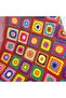 Colorful Crochet Hand Knitted Motif Sofa Cover Tv Blanket Knee Blanket 90X130 cm - 5