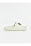 Lcw Steps Beige Thick Sole Printed Men's Slippers - 3