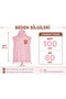 Printed Towel Poncho, 80X100 Oversized Beach, Pool and After-Bath Towel - Pink Icon Patterned - Defoludur - 3