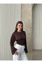 Women's Floral Embroidered Blouse Crew Neck Long Sleeve Stylish Casual Blouse Spanish Sleeve - 5
