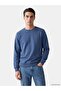 Lcwaikiki Classic Navy Blue Crew Neck Men's Thick Sweatshirt
