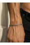 2-Piece Men's Steel Thick Gourmet Chain Necklace and Bracelet Set - 3