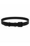 100% Genuine Buffalo Leather 3 cm Men's Belt – Classic Leather Belt with Black Painted Buckle and End Pieces - 7