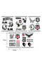 Sticker Set Gray - Licensed Original - 4