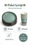 Green Party Set Birthday Decoration |   8 16 24 People |   Plate + Glass Set |   Birthday Table Decoration - 5