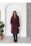 Women's Belted Double Button Long Trench Coat