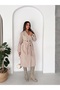 Women's Belted Double Button Long Trench Coat - 8