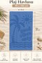 Beach Towel 70X140Cm Pool Spa Sauna Sports Cotton Absorbent Blue Summer Mode - 3