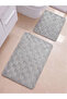 Trendlucky Patterned Bath Mat Set with Difference in Color, 2-Piece