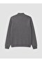 Lcwaikiki Classic Gray Regular Fit College Collar Quilted Men's Cardigan - 7