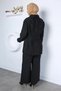 Elastic Waist Trousers, Brooch Detailed Tunic, Islamic Clothing Double Set - 5