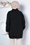 Stylish Zippered Hijab Cardigan - 4