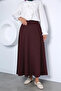 Scuba Fabric Hijab Skirt with Elastic Waist