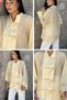 Gülseli Women's Style Button Detailed Loose Shirt - 4
