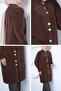 Front Buttoned Hijab Knitwear Long Cardigan - 3