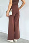 Women's Pleated Pipe Leg Pants - 4