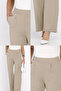 Women's Pleated Pipe Leg Pants - 3