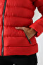 Women's Slim Fit Hooded Plush Short Coat - 7