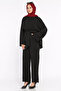 Elastic Waist, Tunic with Tie Detail, Hijab, Double Set
