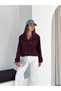Women's Stand Collar Belt Buckle Double Breasted Short Trench Coat - 6