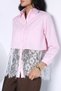 Women's Lace Detailed Striped Shirt - 3
