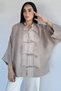 Gülseli Women's Style Button Detailed Loose Shirt
