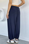Women's Sandy Fabric Shalwar Trousers (Fits All Sizes) - 4