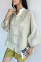 Gülseli Women's Style Button Detailed Loose Shirt - 3