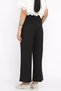 Women's Elastic Waist Wide Leg Trousers - 4