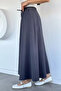 Women's Elastic Waist Double Pocket Skirt - 3