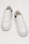 Unisex High Sole Sports Sneaker Shoes White Black - 6