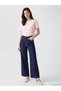 Peak New Season Pink Embroidered 100% Cotton Women's T-Shirt - 2
