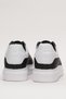 Unisex High Sole Sports Sneaker Shoes Black-White - 4