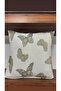 Gold Butterfly Jacquard Throw Pillow Cover - 3