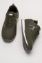 Men's Leather Lace-Up Sports Shoes Khaki - Beige - 7