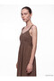 Lcw Comfort Heart Neckline Gathered Modal Blend Dress - 2