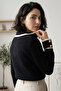 Gülseli Shirt Collar Buttoned Knitwear Sweater - 3