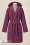 Evos |   Cotton Unisex Ribbed Hooded Bathrobe - 1 Piece |   Ultra Soft |   Dowry - 2