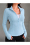 Parmak Geçmeli Trend Zippered Cardigan/Active Cardigan - 2