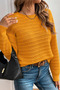 Gülseli Women's Knitwear Blouse with Bow on the Back