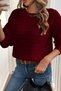 Gülseli Women's Knitwear Blouse with Bow on the Back - 5