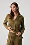 Comfortable Fit Cupro Shirt Set with Piping Details - 5