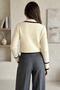 Gülseli Shirt Collar Buttoned Knitwear Sweater - 3